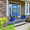 Artificial Spring Wreath for Front Door – 20–22 Inch Daisy, Hydrangea & Peony Floral Wreath for Indoor & Outdoor Farmhouse Home, Porch, Wall, Window, Wedding & Festival Decor